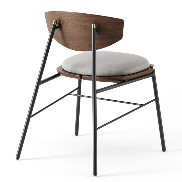Kink dining chair by District Eight — Скачать