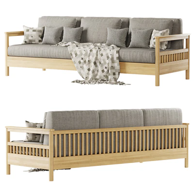 Tribeca outdoor three-seater sofa / Трехместный садовый диван — Вид 3