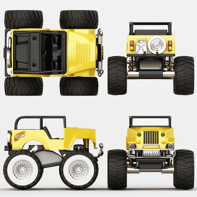 Инерционный внедорожник OFFROAD 4X4 — Вид 3