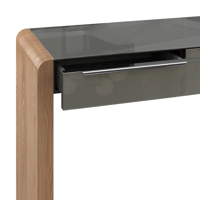 Sohome dressing table made of walnut veneer and glass — Descargar