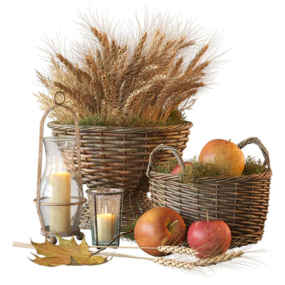 Decorative set with baskets 1 — Ver 1