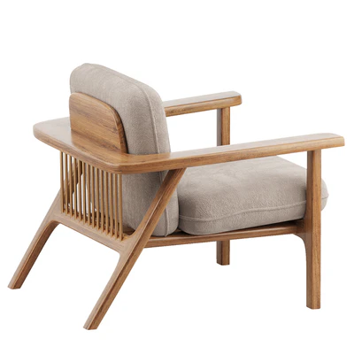 Contemporary fireside chair COMB — Вид 5