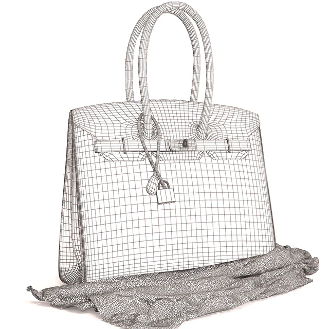 Сумка Hermes Black Crocodile Birkin Bag — Скачать