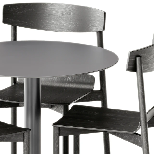 Wox 2 Wood Chair by Artu and Mesa Mona Table by Diabla — Descargar
