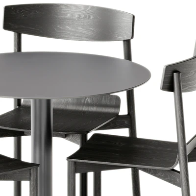 Wox 2 Wood Chair by Artu and Mesa Mona Table by Diabla — Ver 7