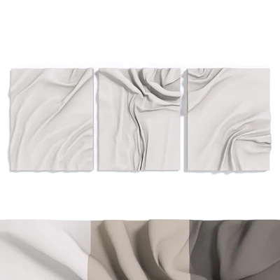 3D plaster panel — Ver 1