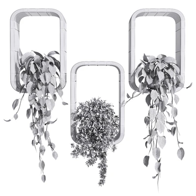 hanging plants on a box — Ver 3