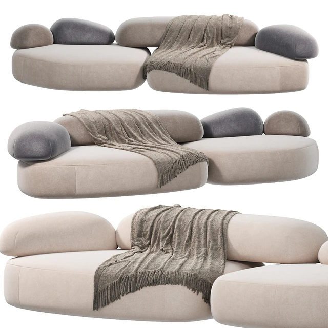 Moroso Pebble Rubble Sofa — Скачать