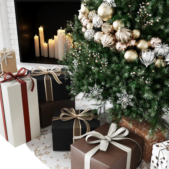 Christmas Decorative set sk 1 (Vray) — Скачать