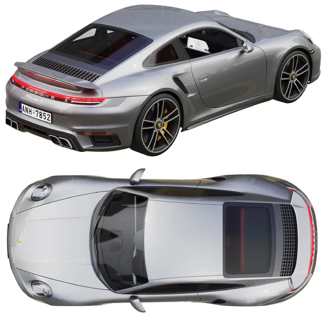 Porsche 911 Turbo S 2021 — Скачать