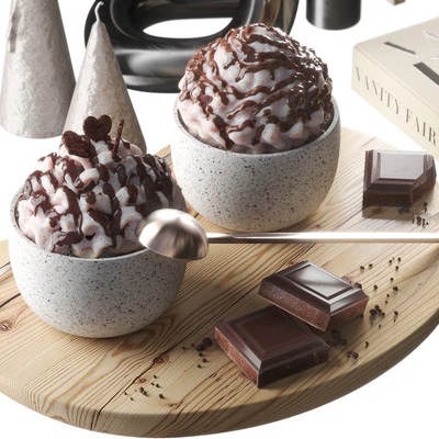 Decorative set 015 geometric shapes with coffee — Вид 6