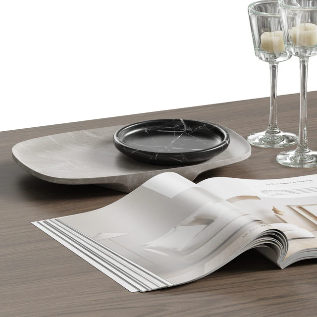 coffee table decor set 001 — Descargar
