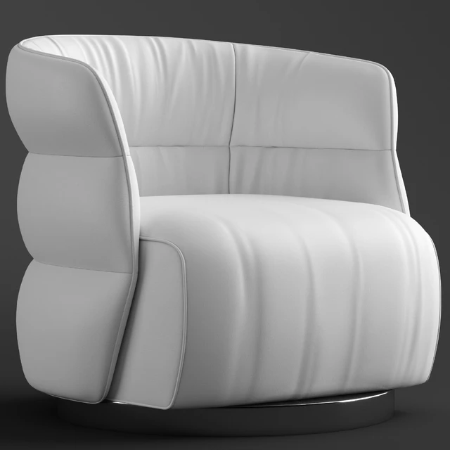 Natuzzi Couture armchair — Скачать