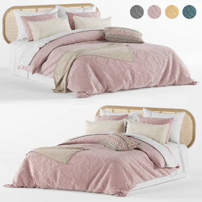 adairs bed # 4 with LUANA QUILT COVER — Ver 6