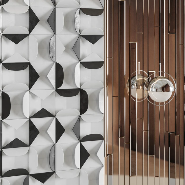 Wall panel mid century — Скачать