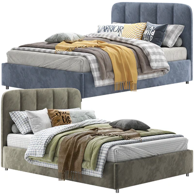 Nuance Upholstered Platform Bed — Ver 1