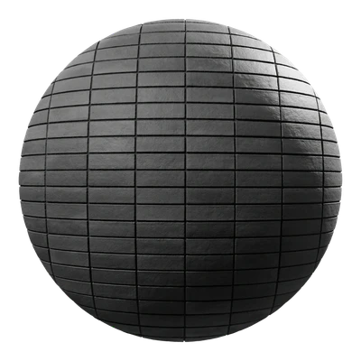 stacked painted brick wall texture black — download