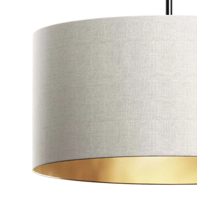 RESTORATION HARDWARE CICERO ROUND SHADE PENDANT WHITE LINEN — Вид 2