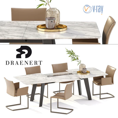 DRAENERT Nobile Swing chair / Fontana table — Вид 1