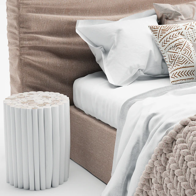 Zulu Upholstered Bed — Descargar