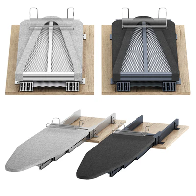 Starax retractable built-in ironing board — Ver 4
