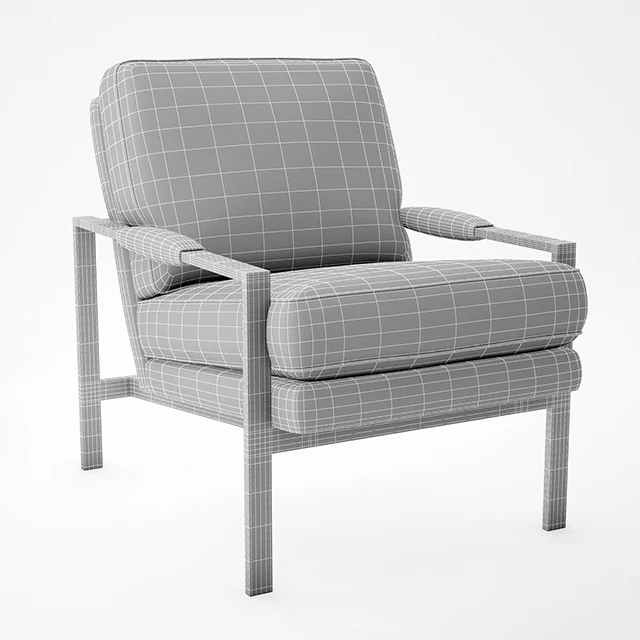 Milo Baughman Leather Chair — Скачать