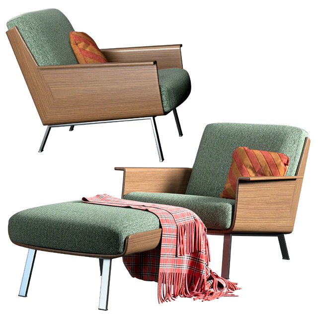 Minotti Daiki  Armchair — Скачать