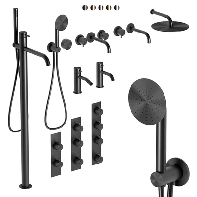 Plumbing mixers Quadro set 2 — Ver 1