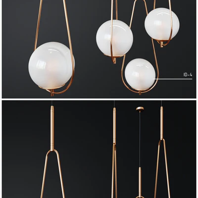Светильник подвесной Pendant Lamp Loop Brass   1 — Вид 3