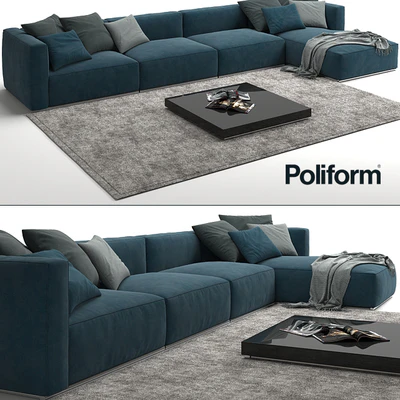Sofa Poliform Shangai — Ver 3