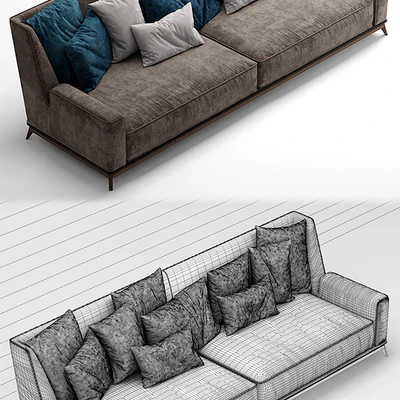 Sofa Vibieffe 3 seater sofa OPERA — Ver 3