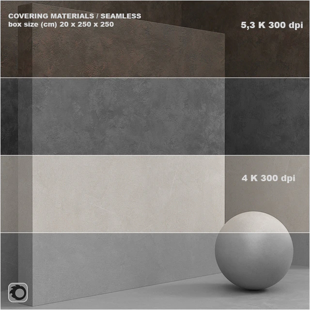 Material (seamless) - coating, concrete, plaster set 59 — Descargar