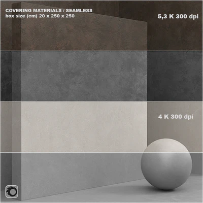 Material (seamless) - coating, concrete, plaster set 59 — Ver 1