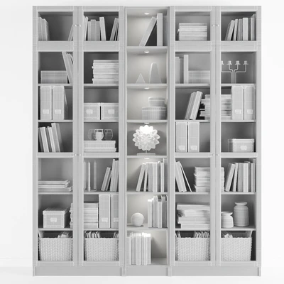 Стеллаж Билли / Оксберг Ikea.Комбинация-5 — Вид 3