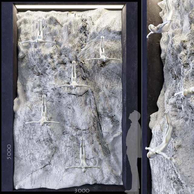 ROCK & Sculpture   Decorative wall 1 — Скачать