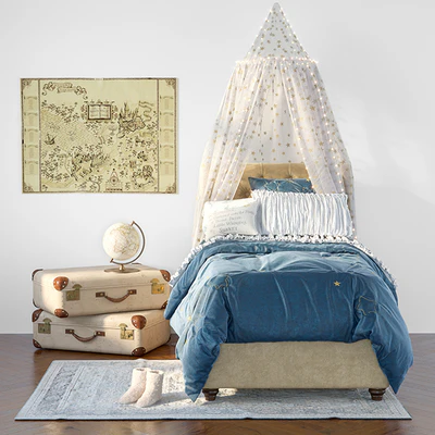 Chesterfield Upholstered Bed by Pottery Barn — Ver 1