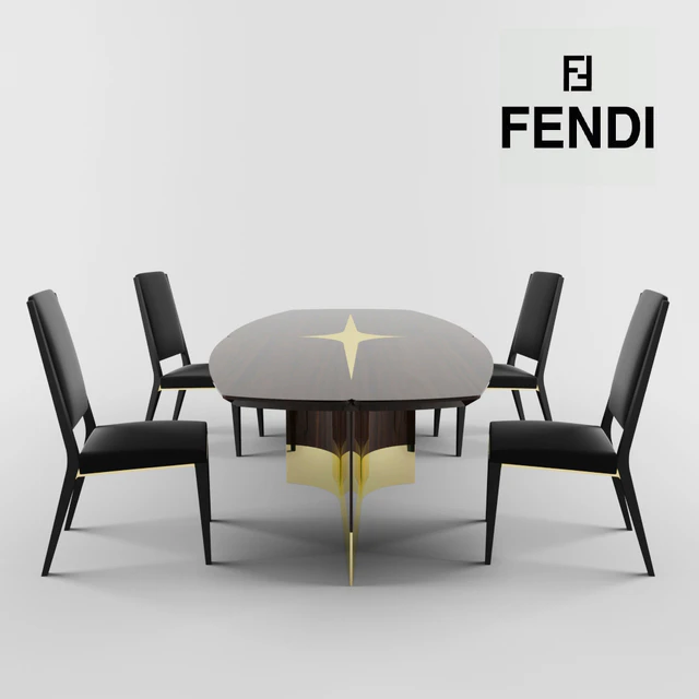 Chairs and tables Fendi Casa — Descargar