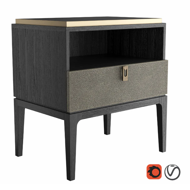 Dantone Home Glamour Тумбочка прикроватная — Скачать