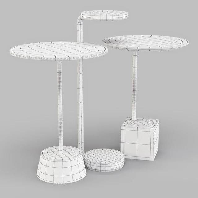 West Elm: Cube, Maisie and Murray - Drink and Side Tables Set 02 — Скачать