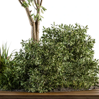 Garden set bush and Tree - Garden Set 05 — Вид 3