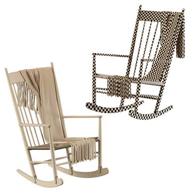 Wegner J16 Rocking Chair — Ver 4