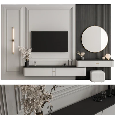 TV Wall Black and White - Set 124 — Вид 4