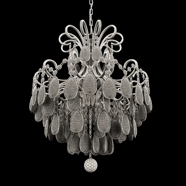 Chandelier Crystal Lux Sevilia SP4 Silver — Descargar