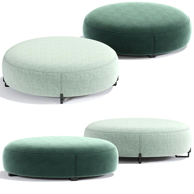Poliform New York Pouf Round — Ver 5