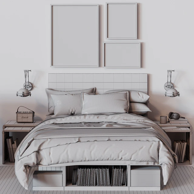 RH EMMETT STORAGE BED — Скачать
