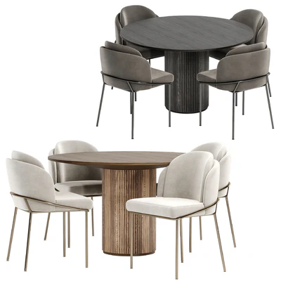Angelo chairs with Palais Royal dining table — View 4