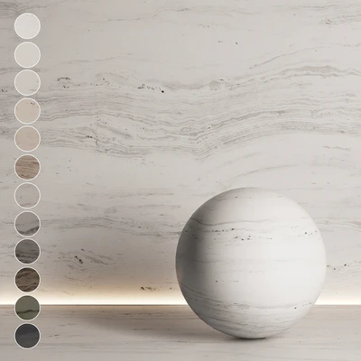 Travertine stone of different shades No. 6 — Ver 1