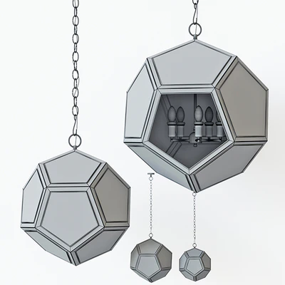 Chandelier Eichholtz Yorkshire M black — Ver 2