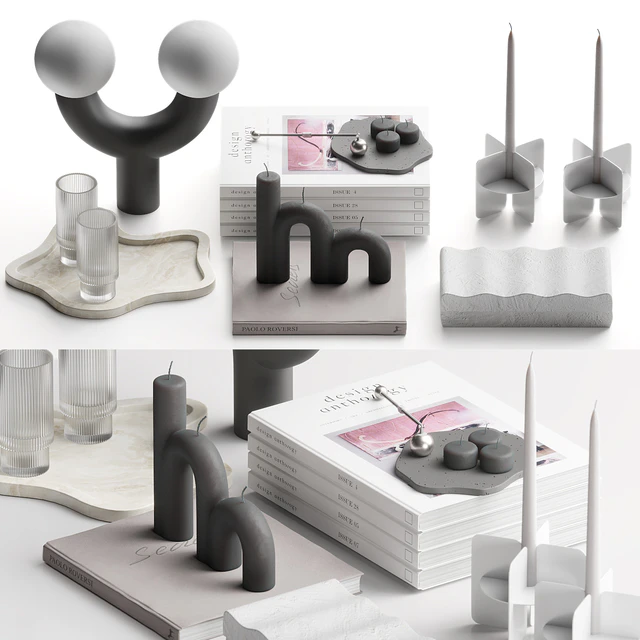 Coffee table decor set 73 — Скачать