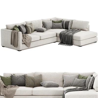 Blake Large Open End Corner Sofa — Вид 4